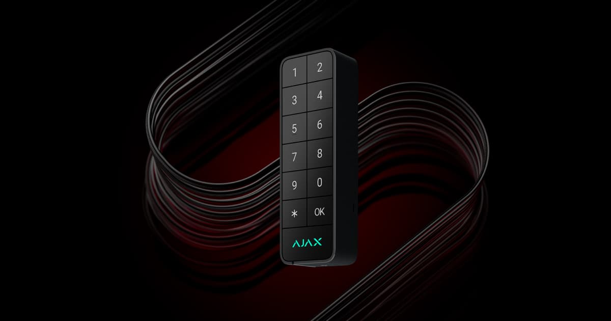 Ajax Superior KeyPad Outdoor Fibra
