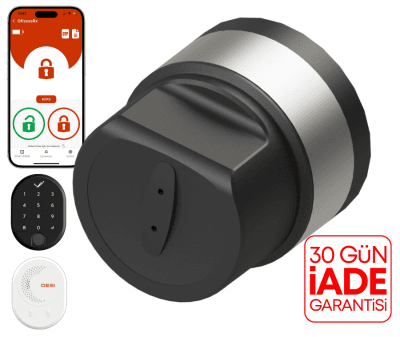 DESi Utopic RX Akıllı Kilit WiFi Köprü Parmak İzi Tuş Takımı Set