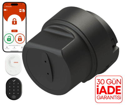DESi Utopic RXe Akıllı Kilit WiFi Köprü Parmak İzi Tuş Takımı Set